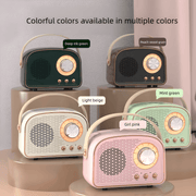 COOMAER Exquisite Portable Bluetooth Speaker With Multiple Colors And TWS Connection Large Battery Supports USB And TF Card Playback